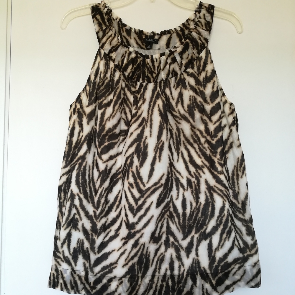 Talbots sleeveless top ,size 8